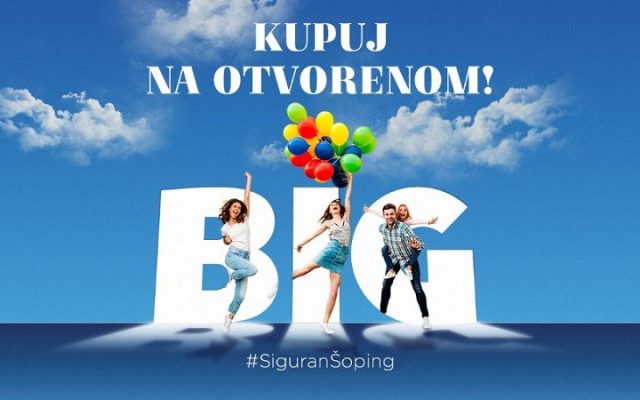 BIG kupuj na otvorenom